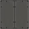 Trädgårdsmöbelset 5 pcs Svart Konstrotting vidaXL 90 x 90 x 75 cm – miniatyr 8