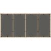 Trädgårdsmöbelset 7 pcs Beige Konstrotting vidaXL 190 x 90 x 75 cm – miniatyr 8