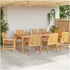 Trädgårdsmöbelset 8 pcs Brun Solid akaciaträ vidaXL Standard – miniatyr 3