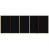 Trädgårdsmöbelset 9 pcs Beige Konstrotting vidaXL 240 x 90 cm – miniatyr 8