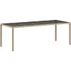 Trädgårdsmöbelset 9 pcs Beige vidaXL 250 x 100 x 75 cm – miniatyr 5