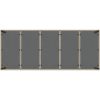 Trädgårdsmöbelset 9 pcs Beige vidaXL 250 x 100 x 75 cm – miniatyr 8