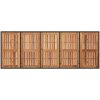 Trädgårdsmöbelset 9 pcs Svart Konstrotting vidaXL 8 - Sits – miniatyr 8