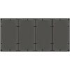 Trädgårdsmöbelset 9 pcs Svart vidaXL 190 x 90 x 75 cm – miniatyr 8