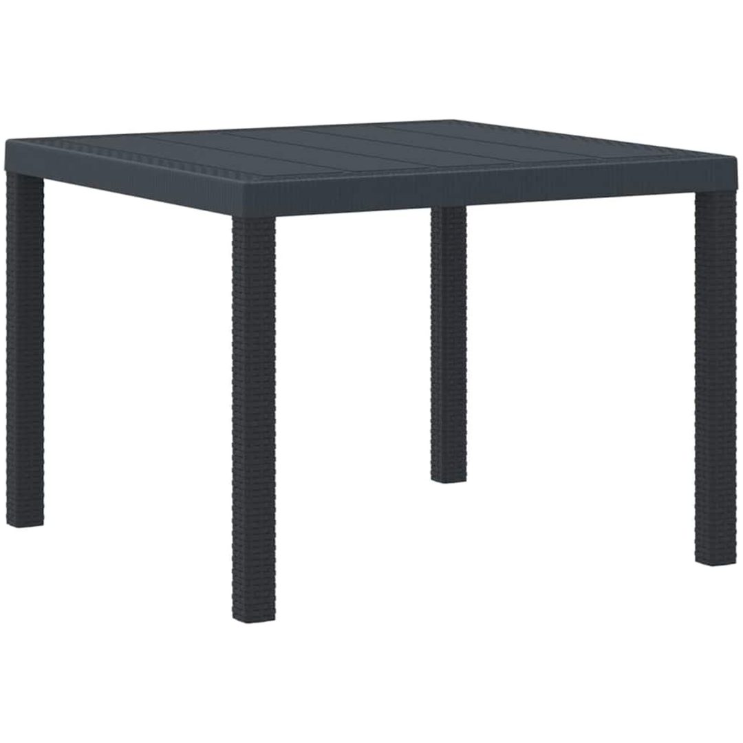 Trädgårdsmöblemang 3 pcs Antracit vidaXL 100 x 100 x 73 cm – bild 4