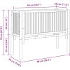 Trädgårdsodlarbädd Bambufiber vidaXL 90 x 35 x 70 cm – miniatyr 12