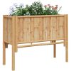 Trädgårdsodlarbädd Bambufiber vidaXL 90 x 35 x 70 cm – miniatyr 3