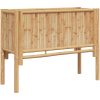 Trädgårdsodlarbädd Bambufiber vidaXL 90 x 35 x 70 cm – miniatyr 5