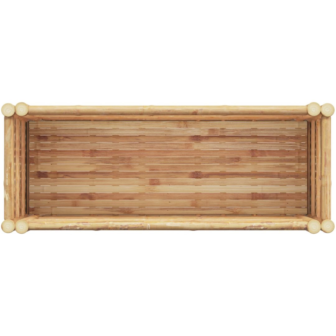 Trädgårdsodlarbädd Bambufiber vidaXL 90 x 35 x 70 cm – bild 8