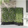 Trädgårdsodlare med vattensystem 5 st Svart vidaXL 120 x 120 x 126 cm – miniatyr 3