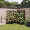 Trädgårdsodlare med vattensystem 5 st Svart vidaXL 120 x 120 x 126 cm – miniatyr 1