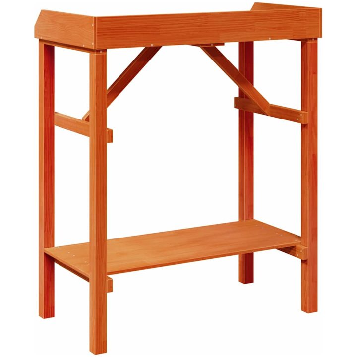 Trädgårdsodling Bord Akacia Massivt Trä Tall vidaXL 75 x 40 x 90 cm – bild 7