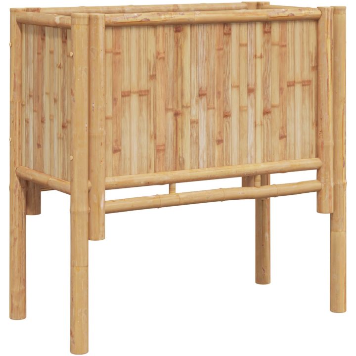 Trädgårdsodlingsbädd Bambufiber vidaXL 70 x 35 x 70 cm – bild 2