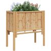 Trädgårdsodlingsbädd Bambufiber vidaXL 70 x 35 x 70 cm – miniatyr 6