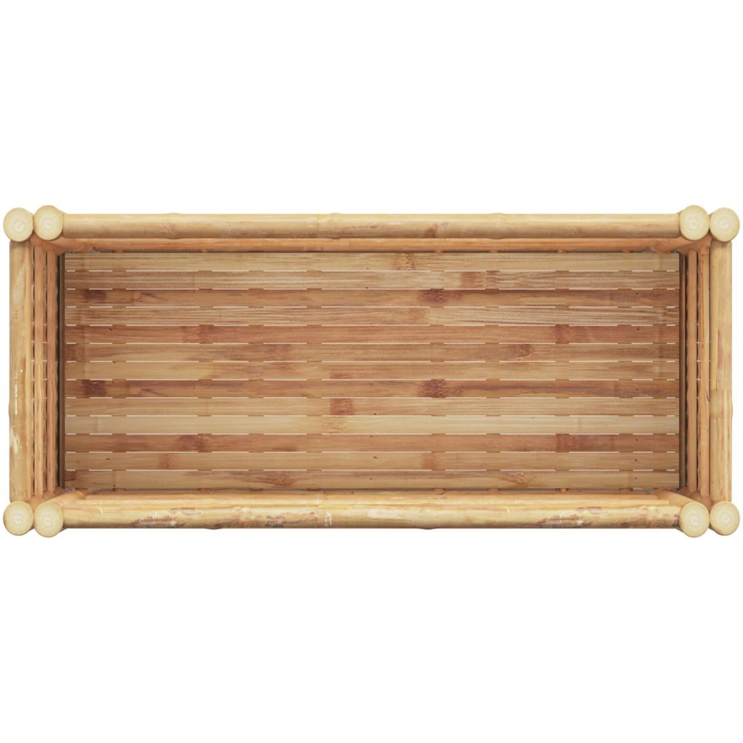 Trädgårdsodlingsbädd Bambufiber vidaXL 70 x 35 x 70 cm – bild 8