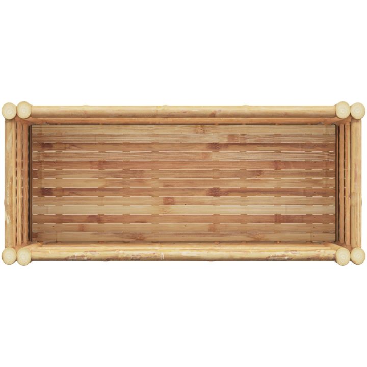 Trädgårdsodlingsbädd Bambufiber vidaXL 70 x 35 x 70 cm – bild 8