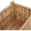 Trädgårdsodlingsbädd Bambufiber vidaXL 70 x 35 x 70 cm – miniatyr 10