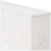 Trädgårdsoffa 2-sits 134x60x62 cm Vit Massivt Trä Furu vidaXL Standard – miniatyr 8