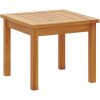 Trädgårdsoffa-set med dynor 6 delar massivt akaciaträ vidaXL Stol, 60x64x78.5 cm, sidobord, 45x45x38 cm – miniatyr 5