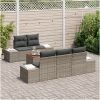 Trädgårdsoffset 6 pcs Grå vidaXL 55 x 55 x 37 cm – miniatyr 3