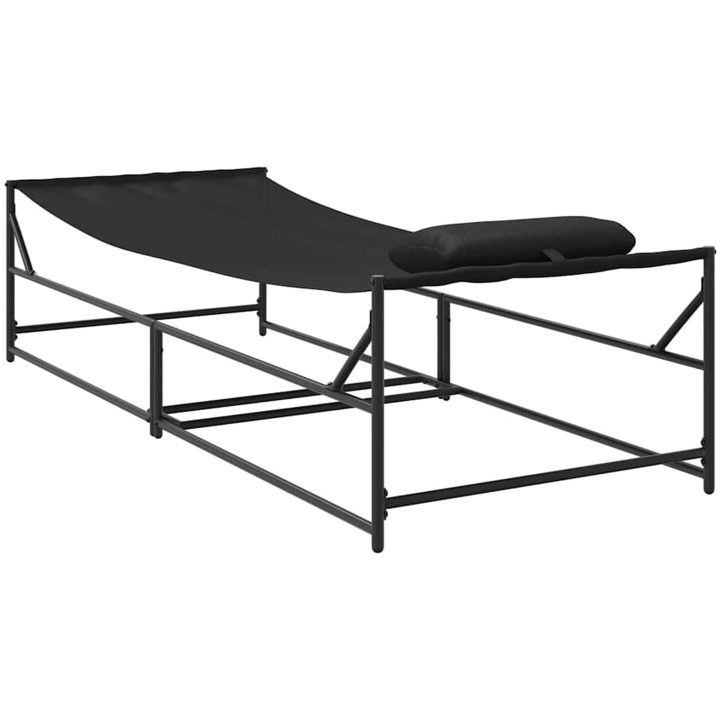 Trädgårdsolbädd - Antracit - 200x74x73 cm - Stål & Textilene vidaXL 200 x 73 x 73 cm – bild 4