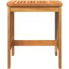 Trädgårdsordningsbord Brun Massivt akaciaträ vidaXL 45 x 45 x 50 cm – miniatyr 6