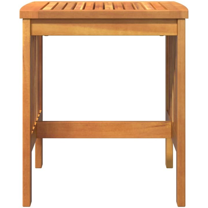 Trädgårdsordningsbord Brun Massivt akaciaträ vidaXL 45 x 45 x 50 cm – bild 6