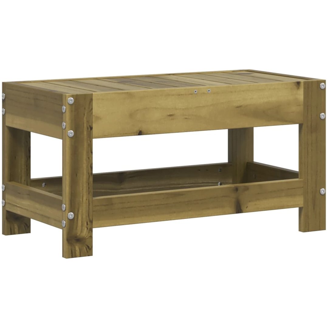 Trädgårdspall 62x30x32 cm impregnerad furu vidaXL – bild 6