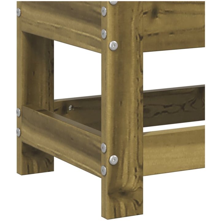 Trädgårdspall 62x30x32 cm impregnerad furu vidaXL – bild 7