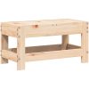 Trädgårdspall 62x30x32 cm massiv furu vidaXL – miniatyr 2