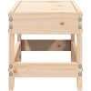 Trädgårdspall 62x30x32 cm massiv furu vidaXL – miniatyr 5