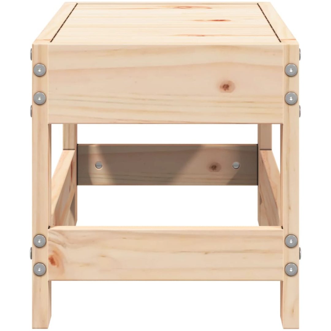 Trädgårdspall 62x30x32 cm massiv furu vidaXL – bild 5