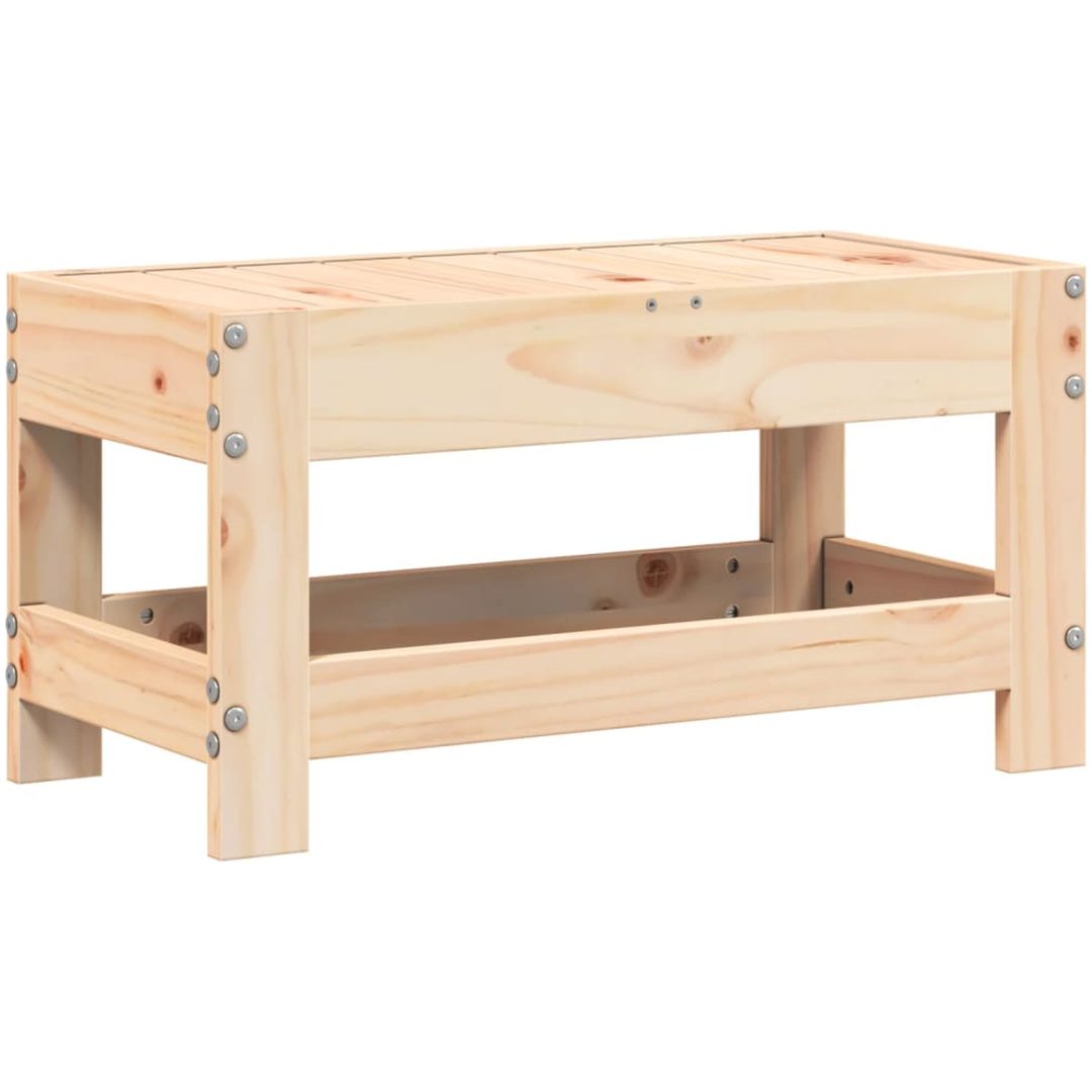 Trädgårdspall 62x30x32 cm massiv furu vidaXL – bild 6