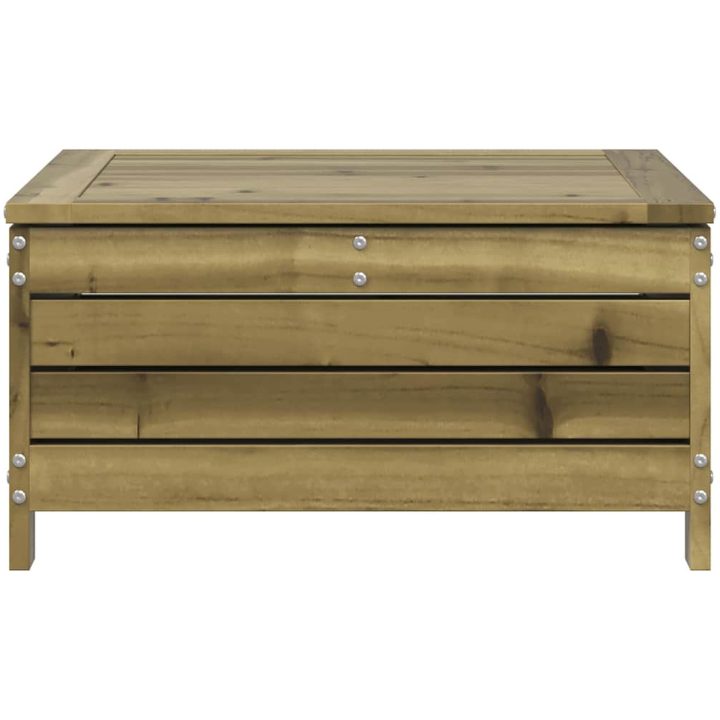 Trädgårdspall 62x63,5x32 cm impregnerad furu vidaXL – bild 4