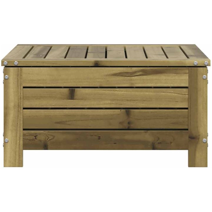 Trädgårdspall 62x63,5x32 cm impregnerad furu vidaXL – bild 5