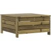 Trädgårdspall 62x63,5x32 cm impregnerad furu vidaXL – miniatyr 6