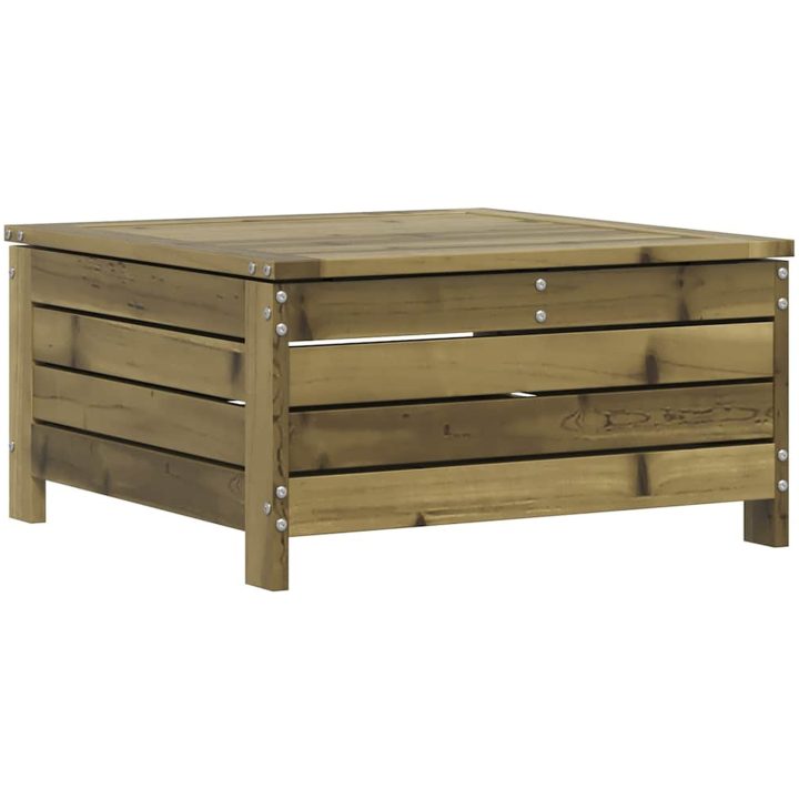 Trädgårdspall 62x63,5x32 cm impregnerad furu vidaXL – bild 6