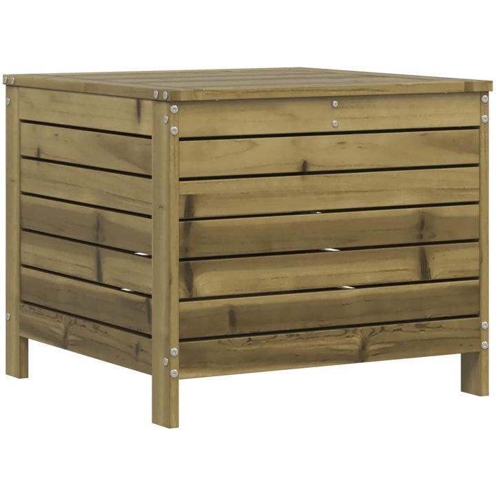 Trädgårdspall 62x63,5x53,5 cm impregnerad furu vidaXL – bild 2