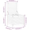 Trädgårdspall 62x63,5x53,5 cm impregnerad furu vidaXL – miniatyr 10