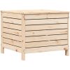 Trädgårdspall 62x63,5x53,5 cm massiv furu vidaXL – miniatyr 2