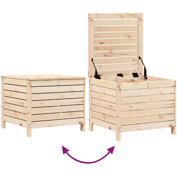 Trädgårdspall 62x63,5x53,5 cm massiv furu vidaXL – bild 7