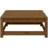 Trädgårdspall 70x70x30 cm honungsbrun massiv furu vidaXL – miniatyr 4