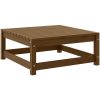 Trädgårdspall 70x70x30 cm honungsbrun massiv furu vidaXL – miniatyr 1