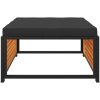 Trädgårdspall med dyna 68x68x30 cm massivt akaciaträ vidaXL – miniatyr 6