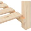 Trädgårdspall med hylla 71x37x76 cm Massivt Furu vidaXL 71 x 37 x 76,5 cm – miniatyr 9