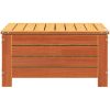 Trädgårdspall vaxbrun 62x63,5x32 cm massiv furu vidaXL – miniatyr 5