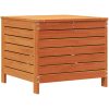 Trädgårdspall vaxbrun 62x63,5x53,5 cm massiv furu vidaXL – miniatyr 2