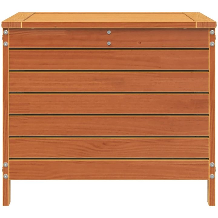 Trädgårdspall vaxbrun 62x63,5x53,5 cm massiv furu vidaXL – bild 4