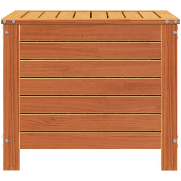 Trädgårdspall vaxbrun 62x63,5x53,5 cm massiv furu vidaXL – bild 5