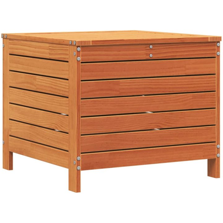 Trädgårdspall vaxbrun 62x63,5x53,5 cm massiv furu vidaXL – bild 6